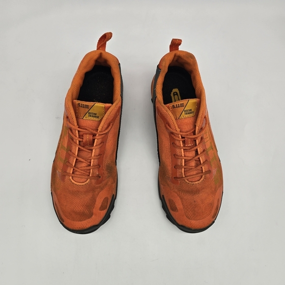 5.11 Tactical Shoes Women’s 7 Recon Trainer Scope Orange Running - Picture 3 of 9